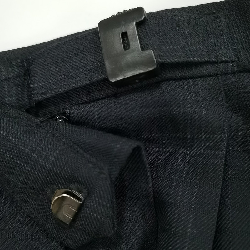 【工厂】百褶裙腰围滑动调节裤钩 黑色西裤裤扣 jk制服塑料调节扣