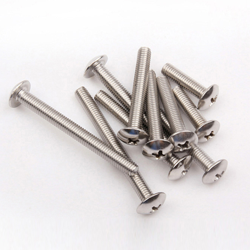 tm304不锈钢大扁头螺钉蘑菇头十字扁圆头螺丝钉螺栓 m5-m8-阿里巴巴