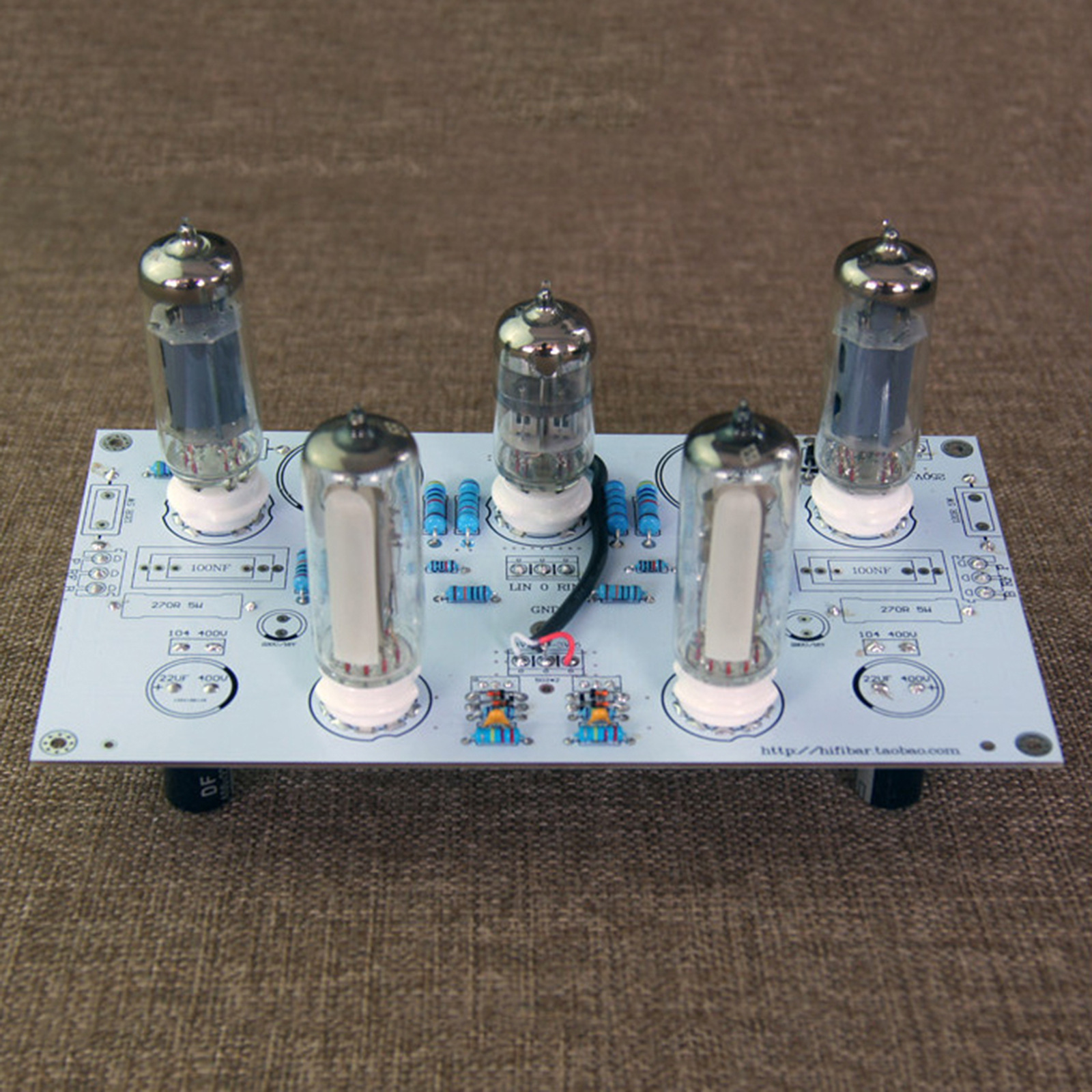 6n2/6n1 6p1 3w*2立体声发烧胆功放板 pcb空板