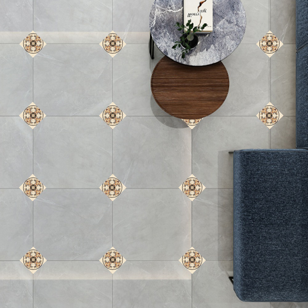 外贸新款欧式地板美缝贴斜墙腰线贴厨房浴室防水自粘覆膜pvc墙纸