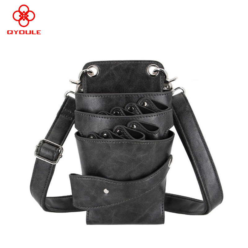 美发工具包发型师用理发包 斜挎理发美发工具包牛皮剪刀包定制