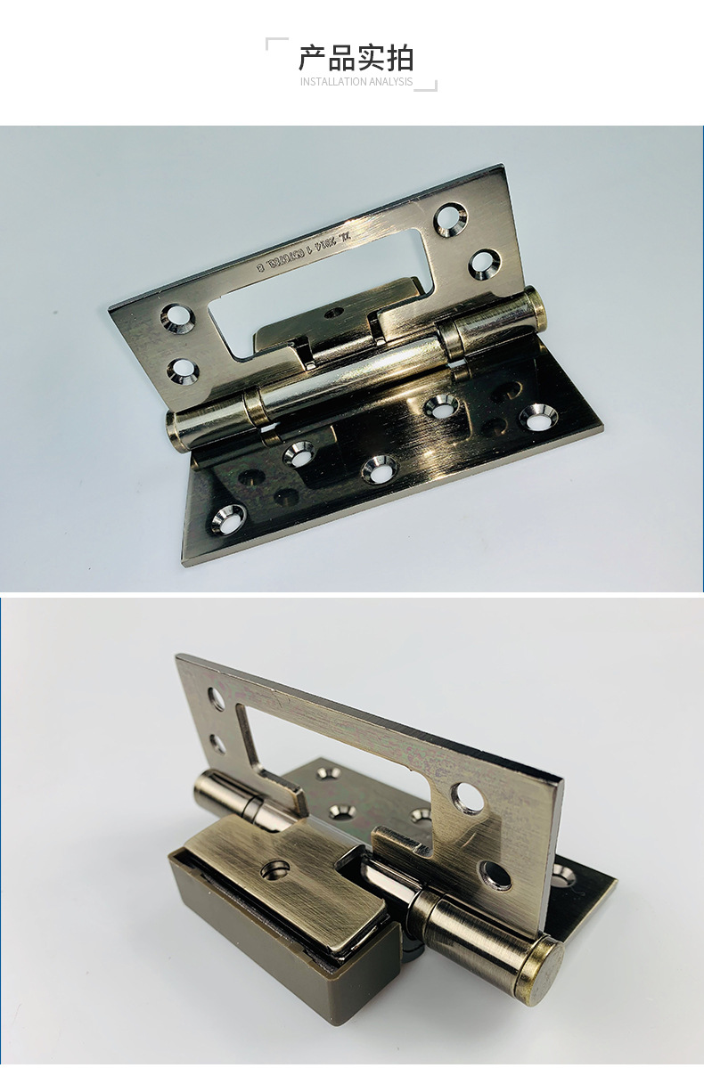 澳标磁铁门吸铰链卫生间自动门吸钢铰链合页门吸2合1铰链隐形门吸