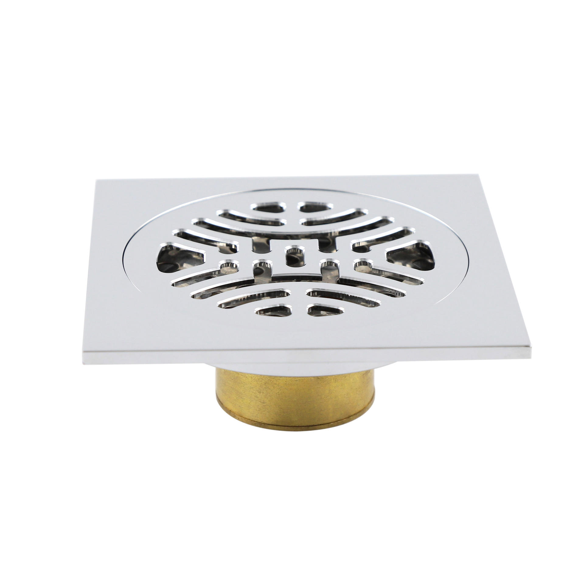 依尔佳厂家直销10x10cm全铜防臭地漏过滤易清理快排磁吸地漏