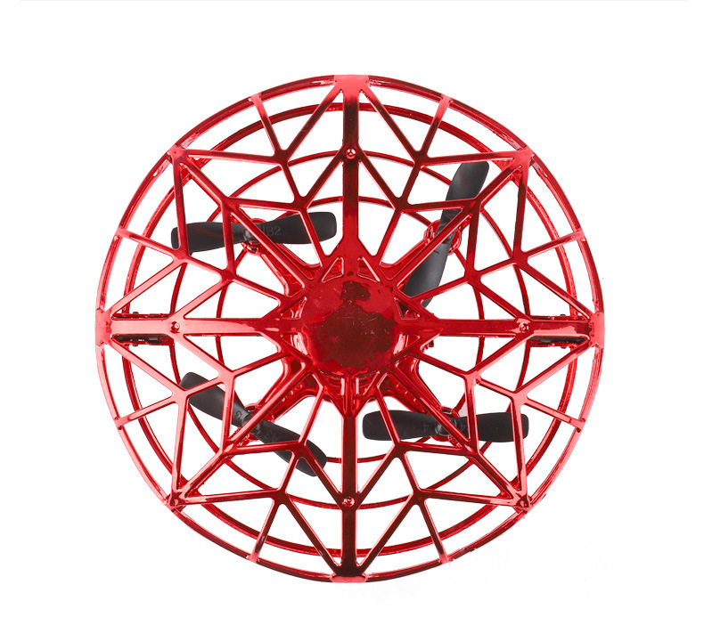 跨境新品遥控ufo感应飞行器自由航线手抛回旋陀螺互动玩具