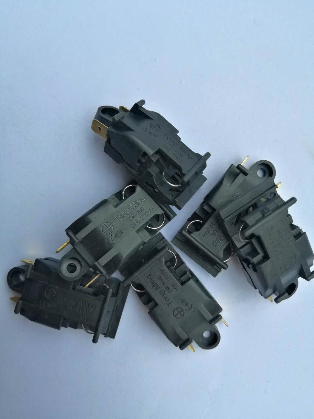 加厚银点快速壶手柄蒸汽小开关快壶电水壶配件小美的开关温控开关