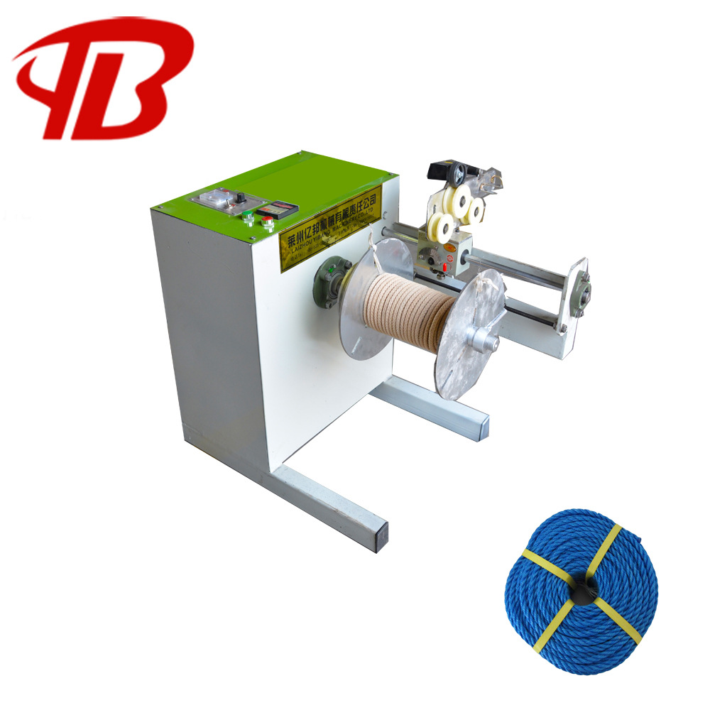 小型数控大捆绳子分卷复卷机