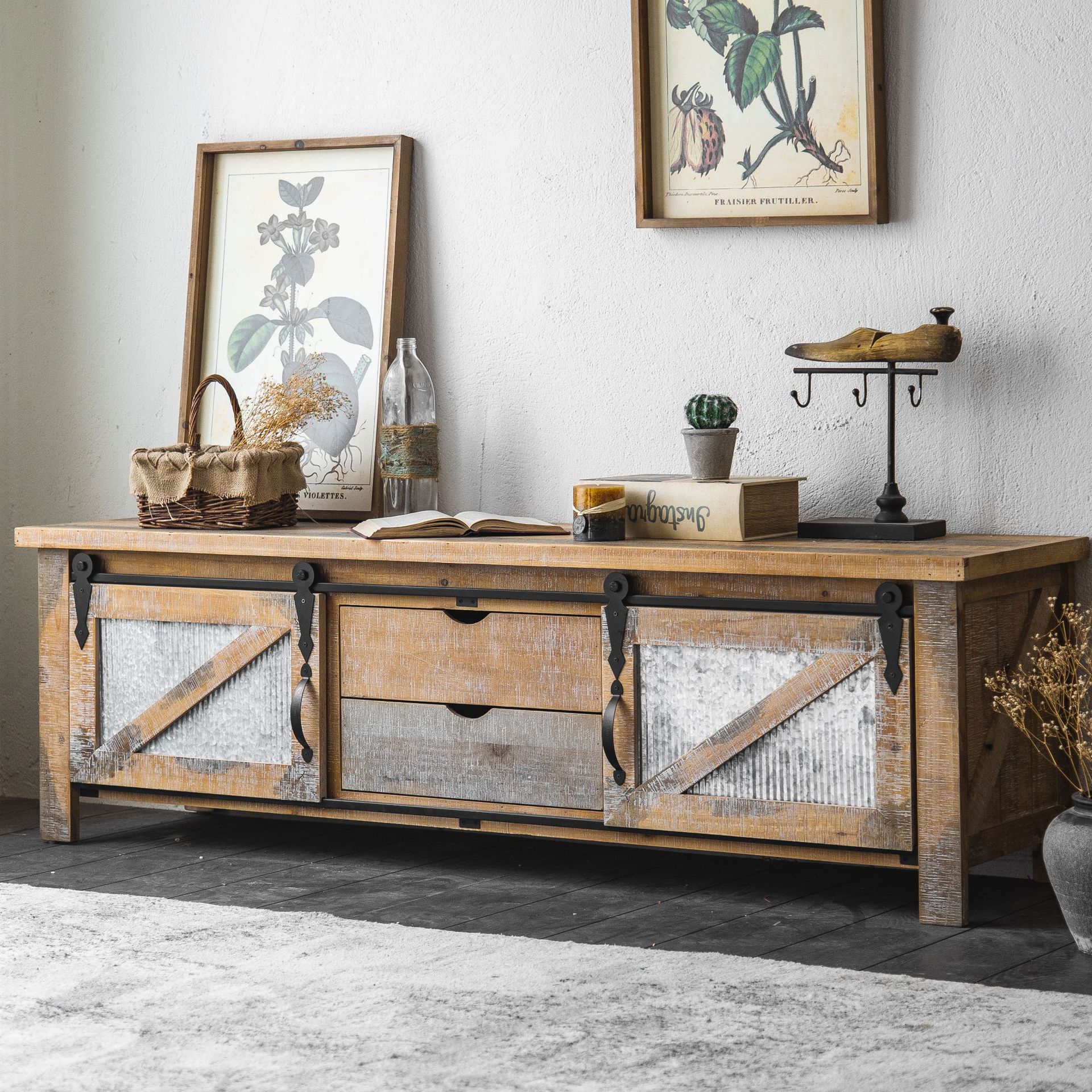 手工制作电视柜