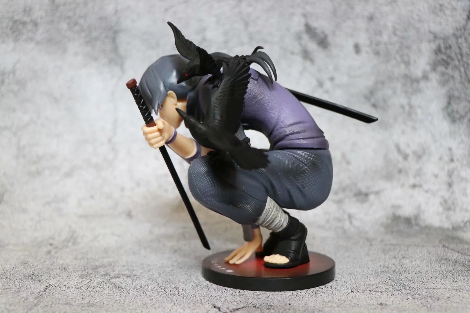 火影忍者 晓组织 暗部鼬 蹲姿 乌鸦 宇智波鼬 模型动漫手办摆件