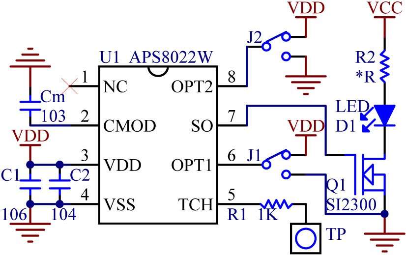 sgl8023w,调光触控触摸芯片ic,aps8023w