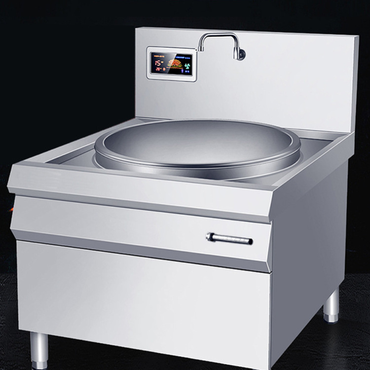 厂家直营 商用大锅灶电灶台电磁灶 食堂大炒炉12kw/15/20kw生产