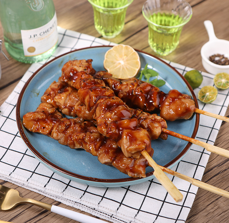 大成炭烧鸡肉串孜然味照烧味脆骨丸霸王鸡肉串日式鸡肉串