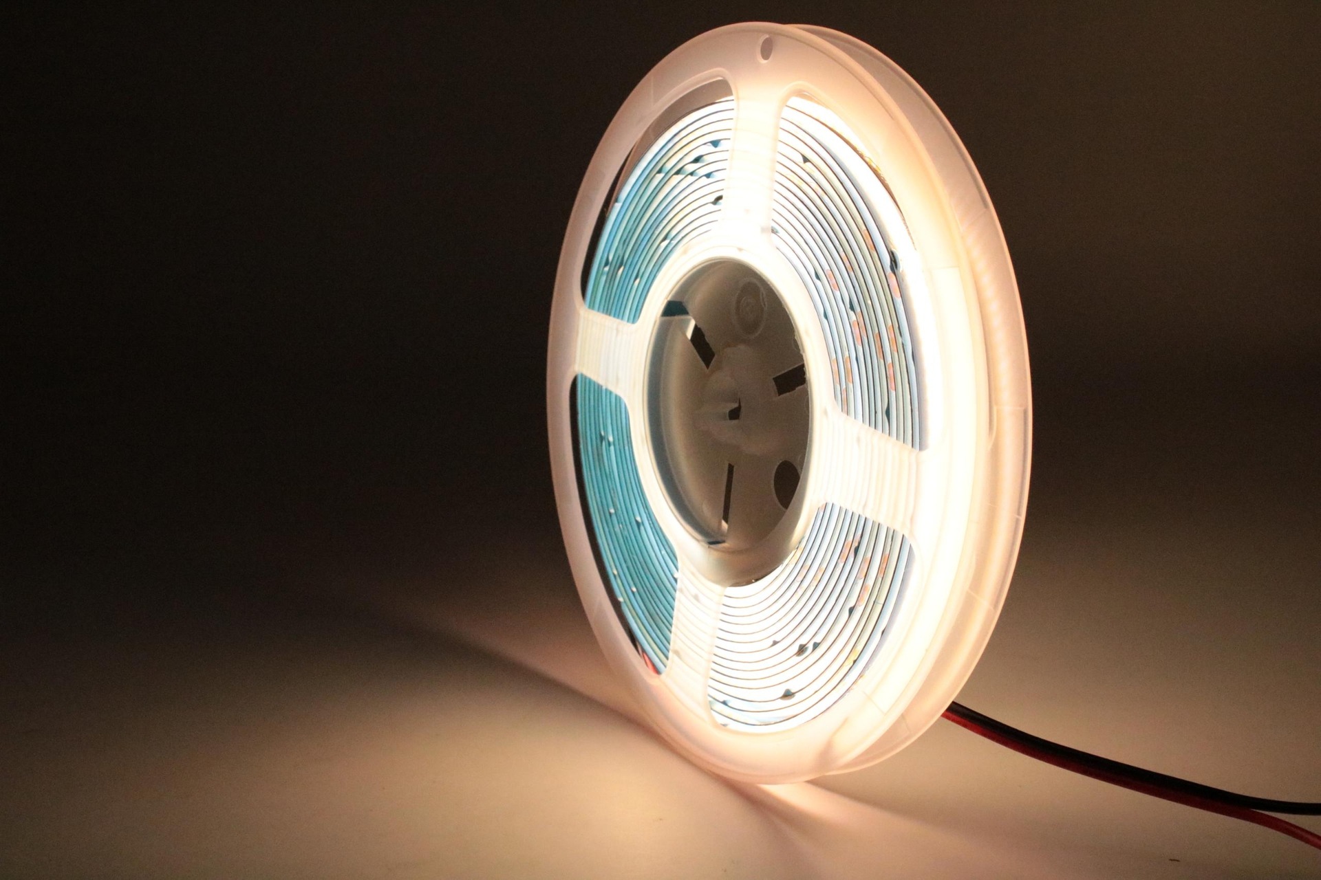 cob双色温灯带灯条5mm窄板cob灯带彩色rgb12v灯带320灯384灯480灯