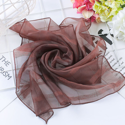 小方巾纱巾丝巾围巾公司服装店买就送礼品扫码小礼品批发厂家领巾