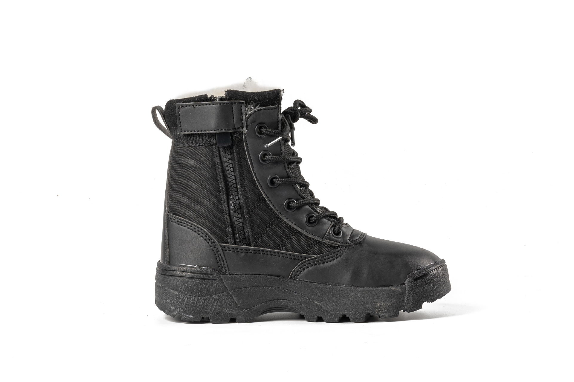 秋冬季长筒作战靴男超轻军靴男作战训练靴的种兵战术靴陆战靴-报价