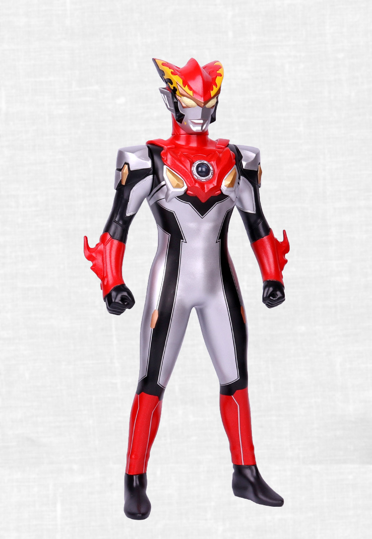 万代 罗索奥特曼烈火形态 大号发声发光豪华版人偶正版玩具带音乐