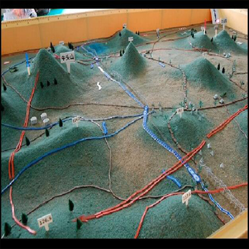 hc-6组合沙盘部队战术训练作业箱军事教学演示沙盘框模拟训练器材