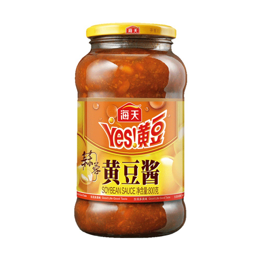 海天蒜蓉辣椒酱黄豆酱800g精选优质黄豆调味净食 拌饭烤肉酱料