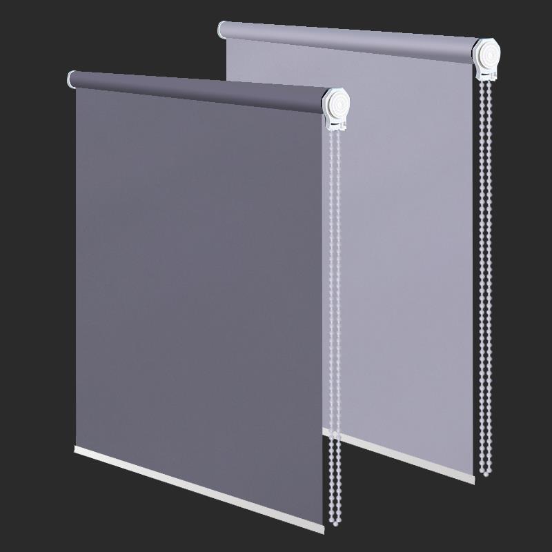 简易窗帘全遮光遮阳上下升降免打孔安装卫生间卧室卷拉式防晒隔热