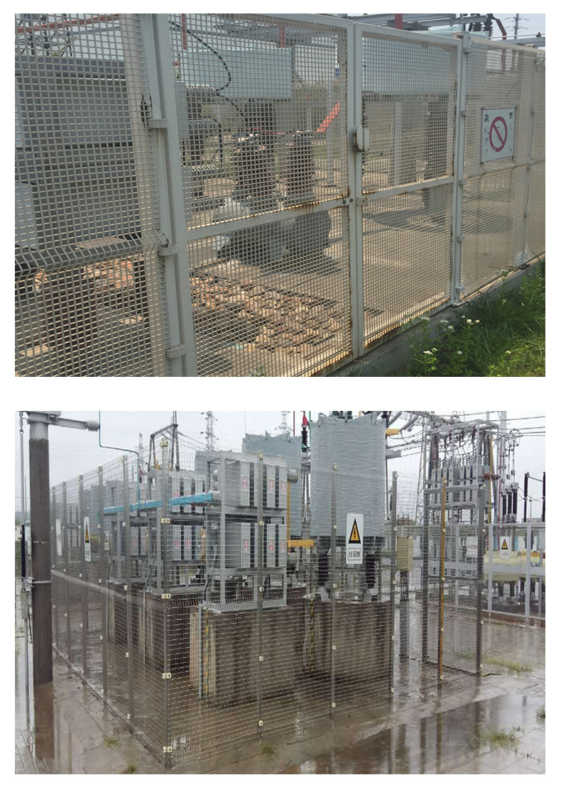 电力安全网防护隔离 变压器防护安全围栏网 电力设备钢丝围栏网