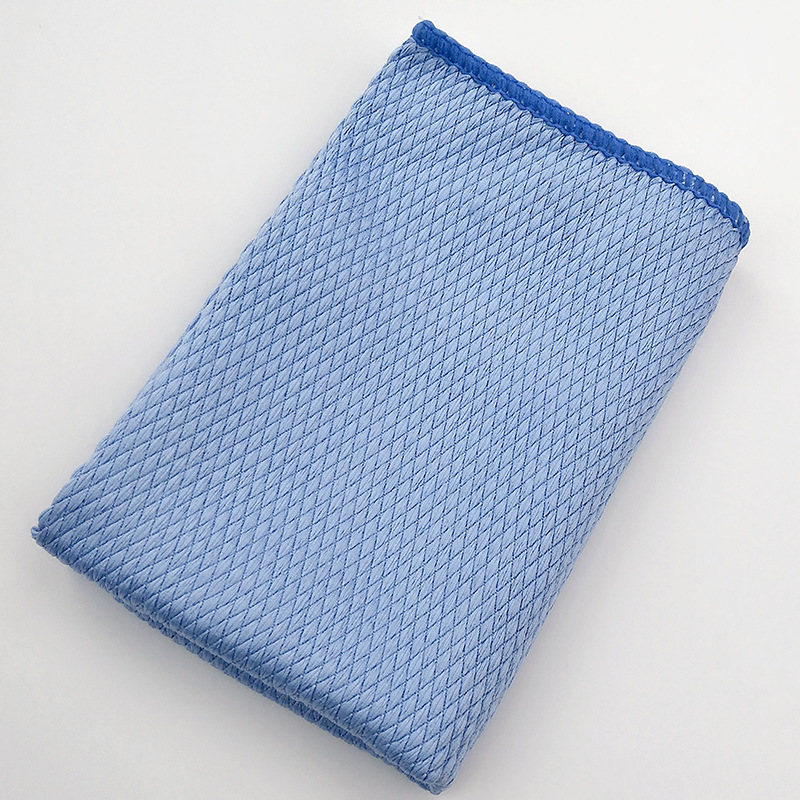 厂家直供鱼鳞布清洁布 洗碗布 擦车布 吸水性好 百洁布 抹布