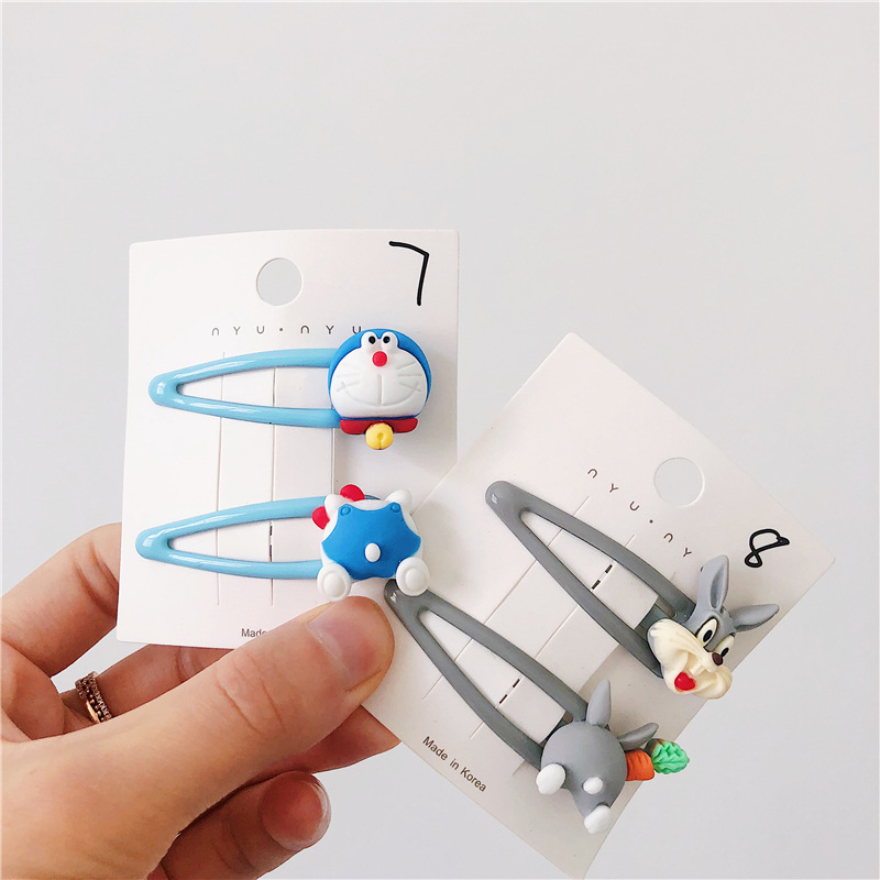 韩国小蜗牛联名款头饰卡通儿童发夹可爱网红bb夹组合系列批发头饰