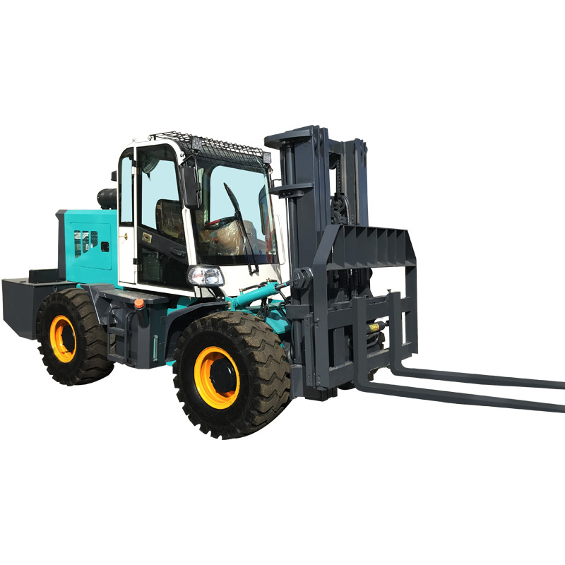 越野叉车四驱多功能 合力叉车3吨 全新 柴油 越野叉车四驱 5吨