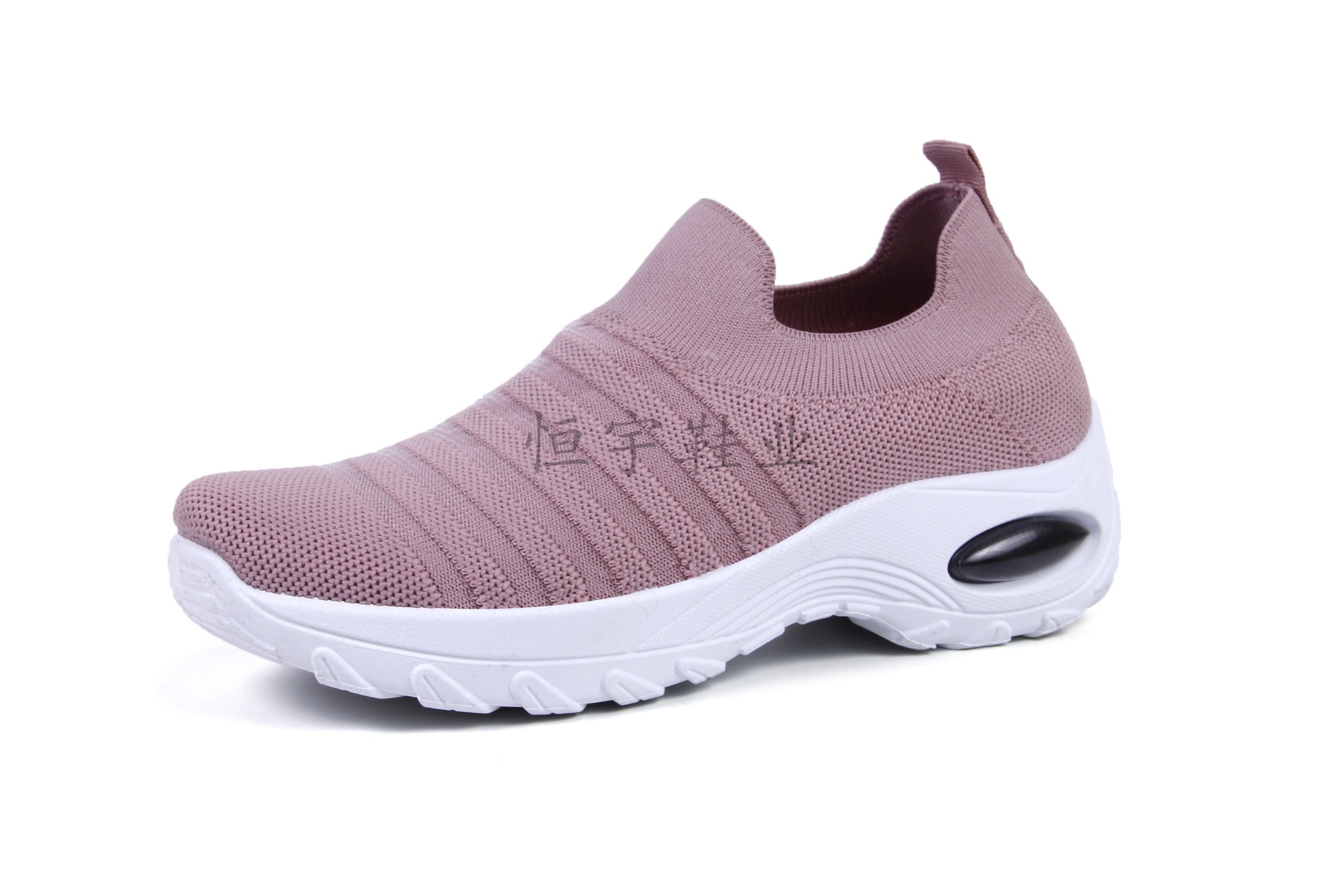 Hengyu 2023 Popular Cross-Border E-Commerce Women's Shoes Air Cushion Flying Woven Sports Slip-on Shoes Fashion Casual Shoes Sock Shoes