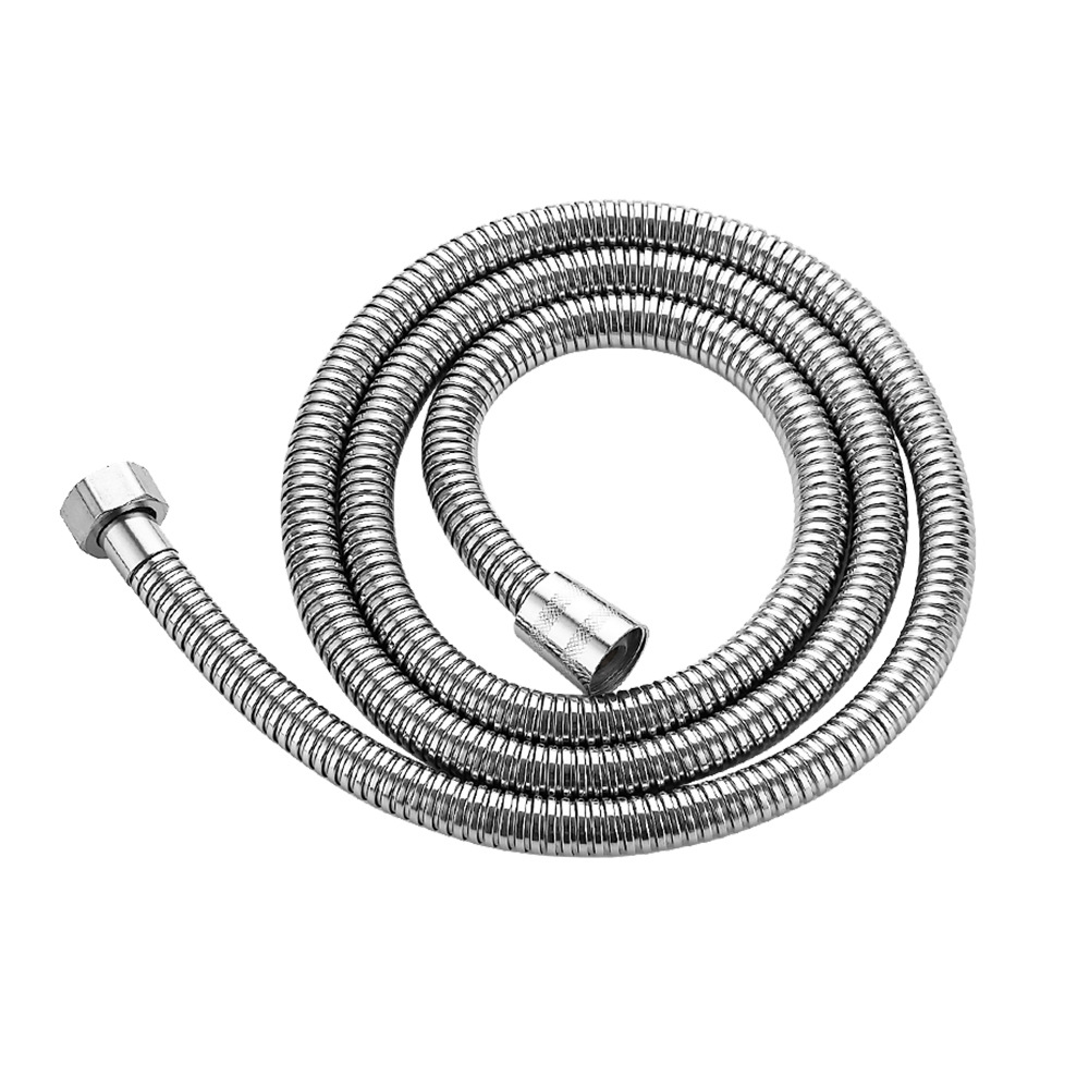 不绣钢淋浴软管花洒软管防爆淋浴喷头水管电镀金属软管1.5米/2米3