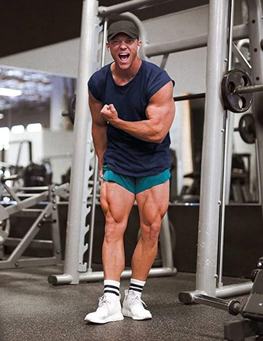 热销春夏季新款修身短袖男t恤青少年肌肉健身欧美男士t恤大码男装