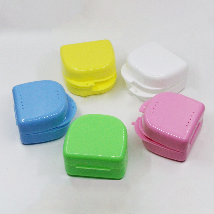 牙科保持器假牙清洁储牙盒 义齿假牙盒 大中开清洗盒牙托全口牙盒