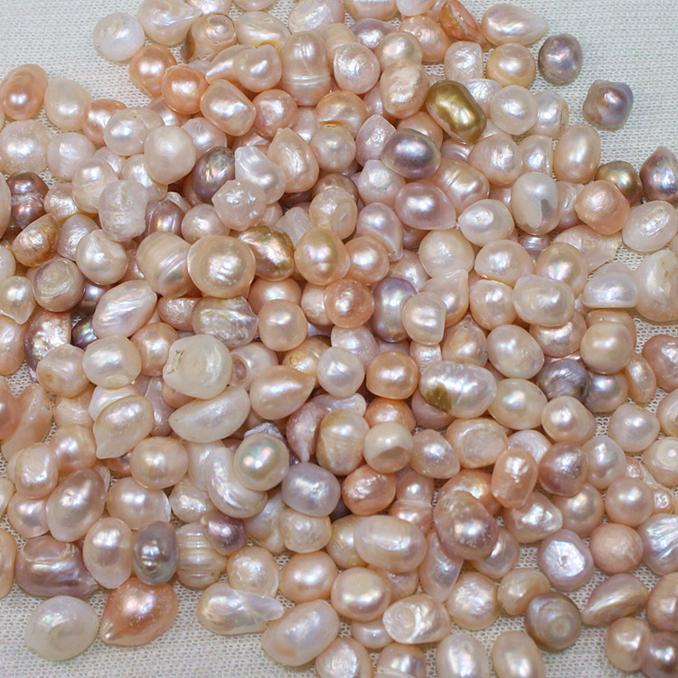 药用珍珠 食用珍珠 淡水珍珠 打磨珍珠 500克 山下湖淡水珍珠
