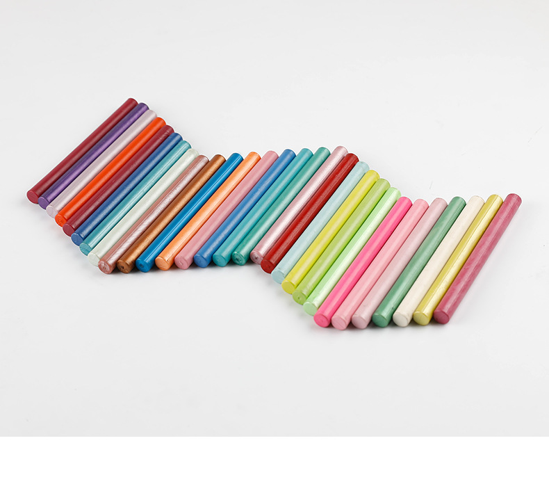 【圆形火漆蜡棒】复古封蜡 酒坛密封蜡 火漆印章蜡棒 54色可选