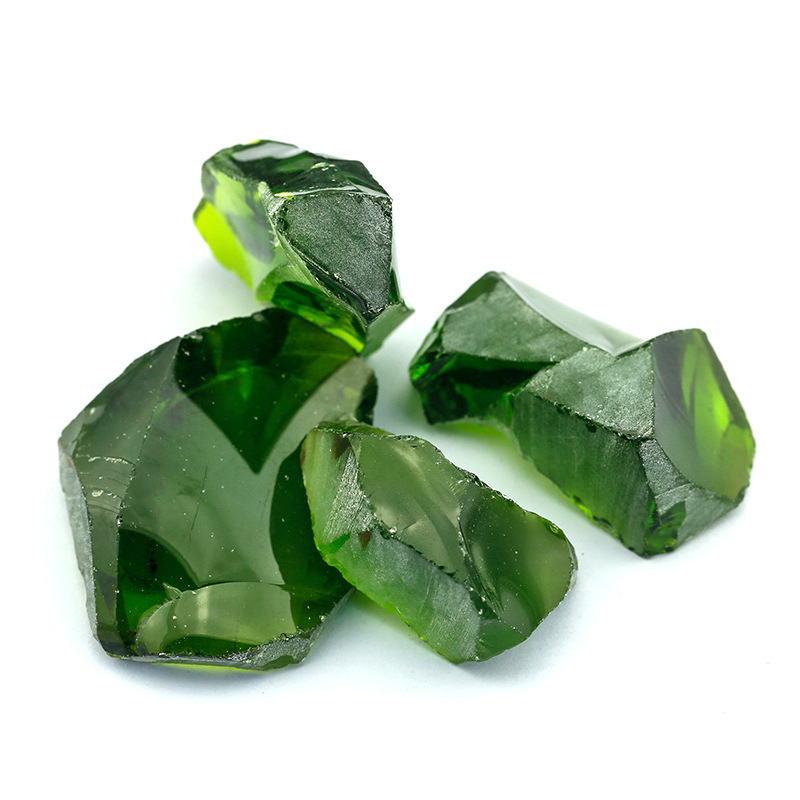 梧州人造宝石西陶 原石原料摆件装饰 宝石切割