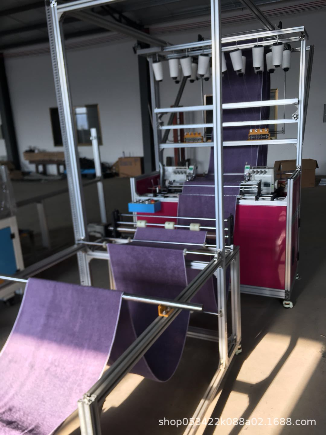 0成交0台佛山源田床垫边料双头锁边机(正反)yt-dss-085006113000.