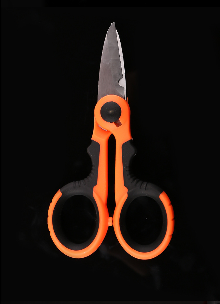 钓鱼剪刀剪大力马鱼线专用剪刀便携多功能小剪刀垂钓用品铅皮剪刀