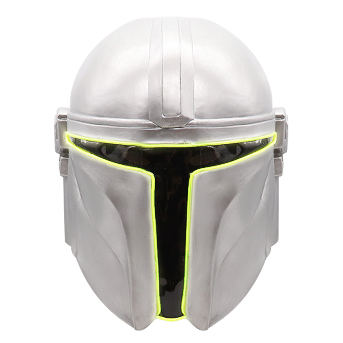 themandalorian发光曼达洛人头盔pvc面具万圣节影视星球大战周边