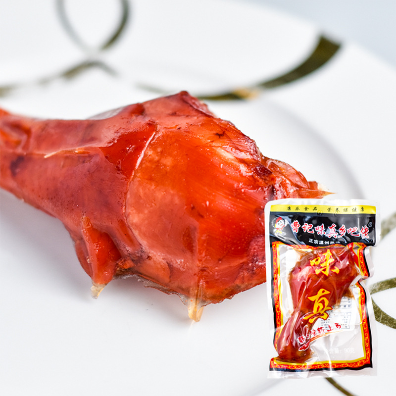曹记味真乡巴佬温州风味乡巴佬鸡腿90g味真大鸡腿乡巴佬零食