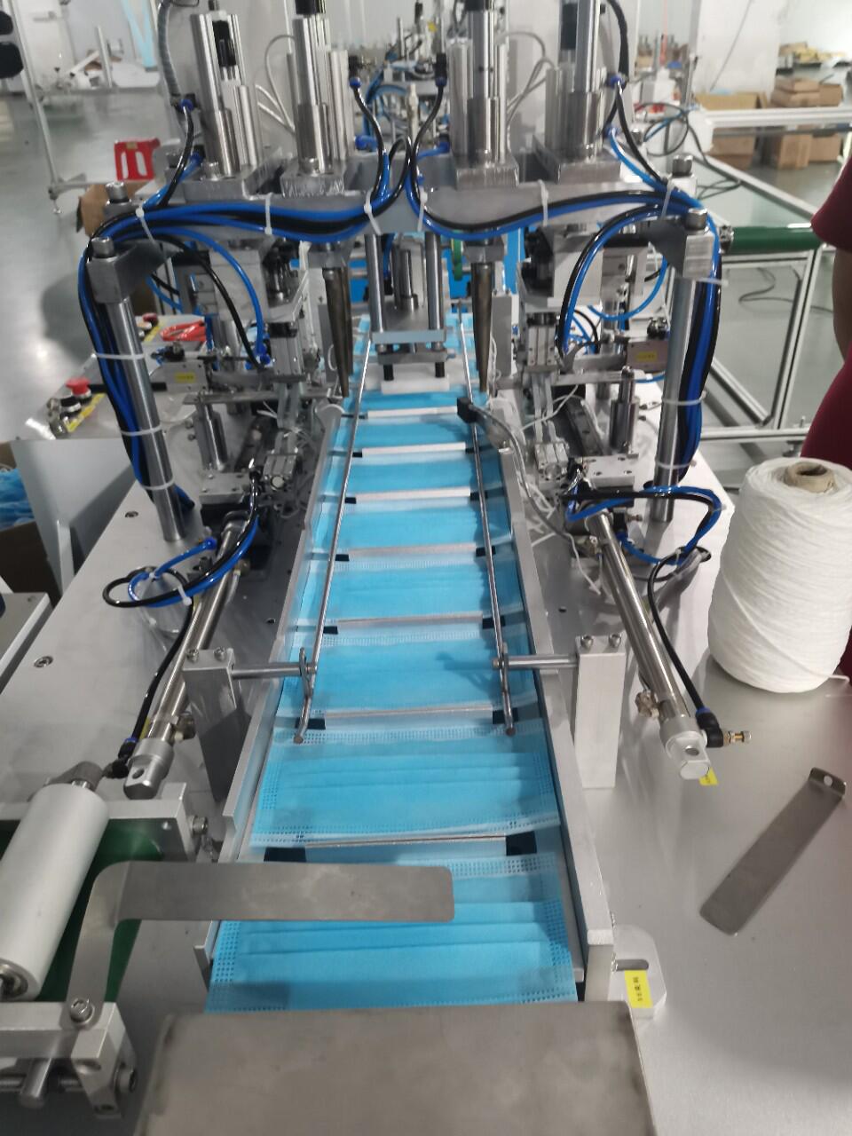 一次性口罩机械高速全自动kn95口罩机 过桥全自动折叠n95口罩机-报价-