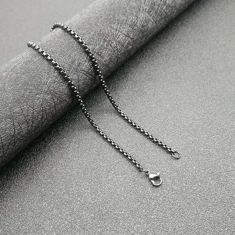 Europe and America Cross Border New Necklace Sweater Chain Titanium Steel Color Retaining Vacuum Vapor Plating Valuable Prescription Pearl Necklace in Stock Wholesale