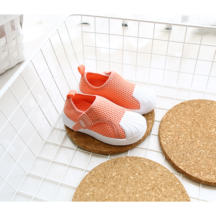 企鹅同学宝宝鞋2021春季学生网面透气学步鞋男童女童机能鞋童鞋靴