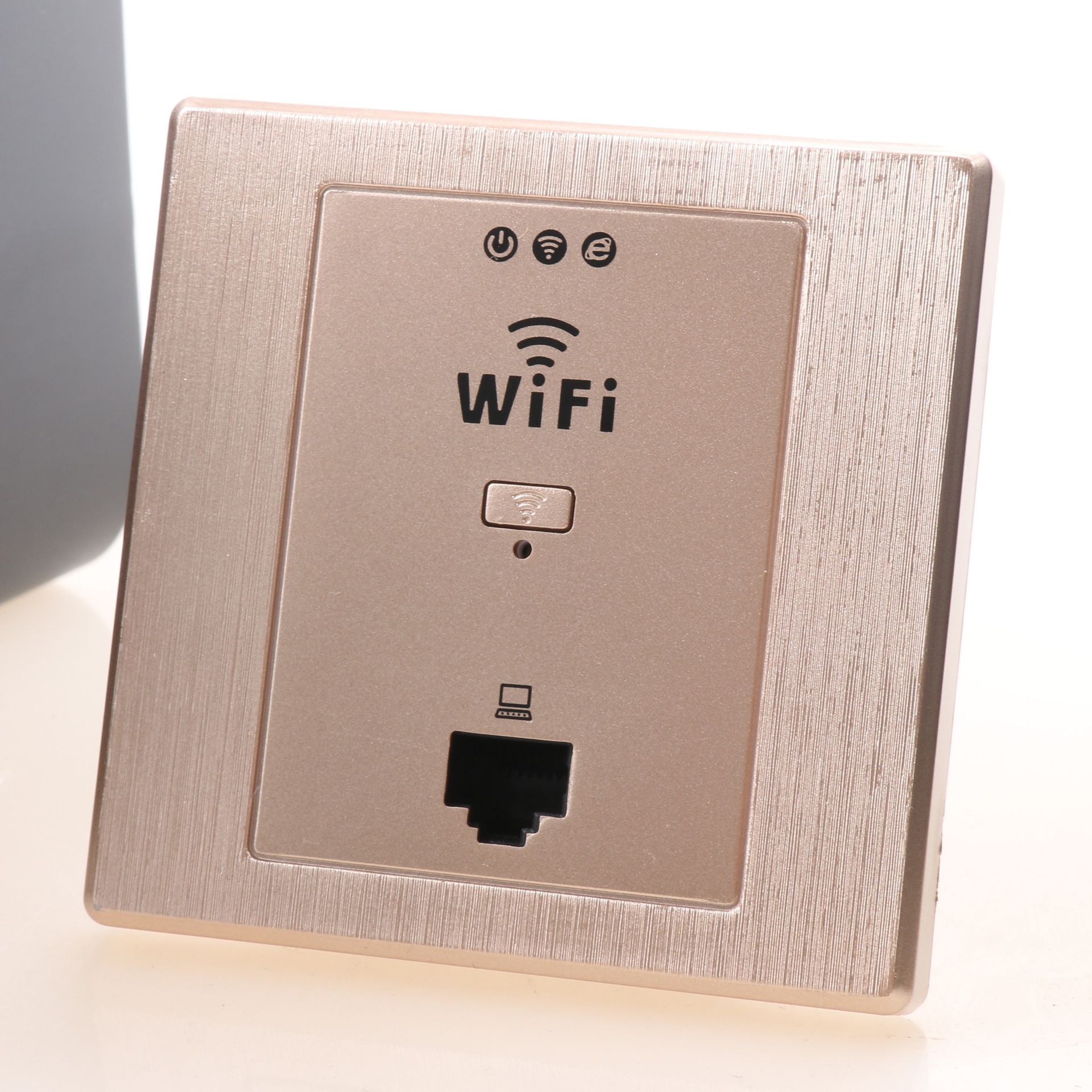 室内装修套装无线wifi面板路由器 300m入墙式ap 墙壁wifi