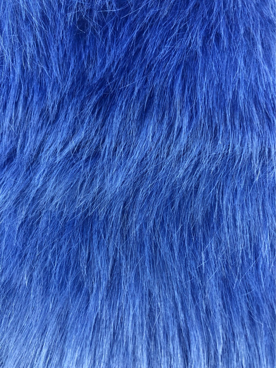 彩蓝色防狐狸毛