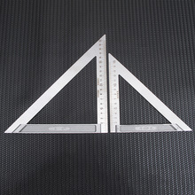 佳佳铝合金三角尺 木工测量尺寸直角尺 装修建材铝座角尺厂家直供