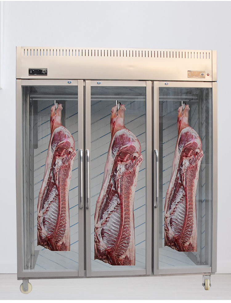 商用挂肉柜保鲜柜鲜肉冷冻柜猪牛羊肉柜冷藏立式冷鲜肉展示柜挂钩