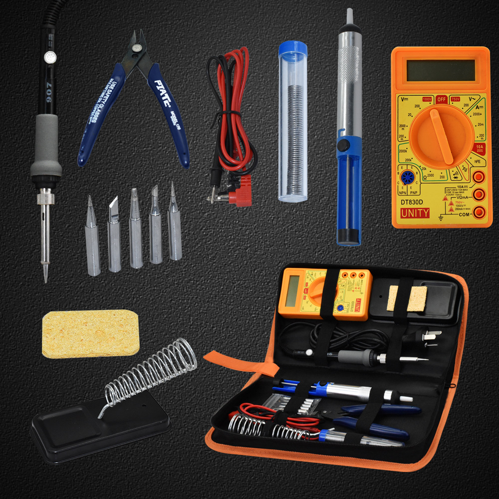 直销电烙铁套装工具维修工具烙画工具焊接套装自动送锡
