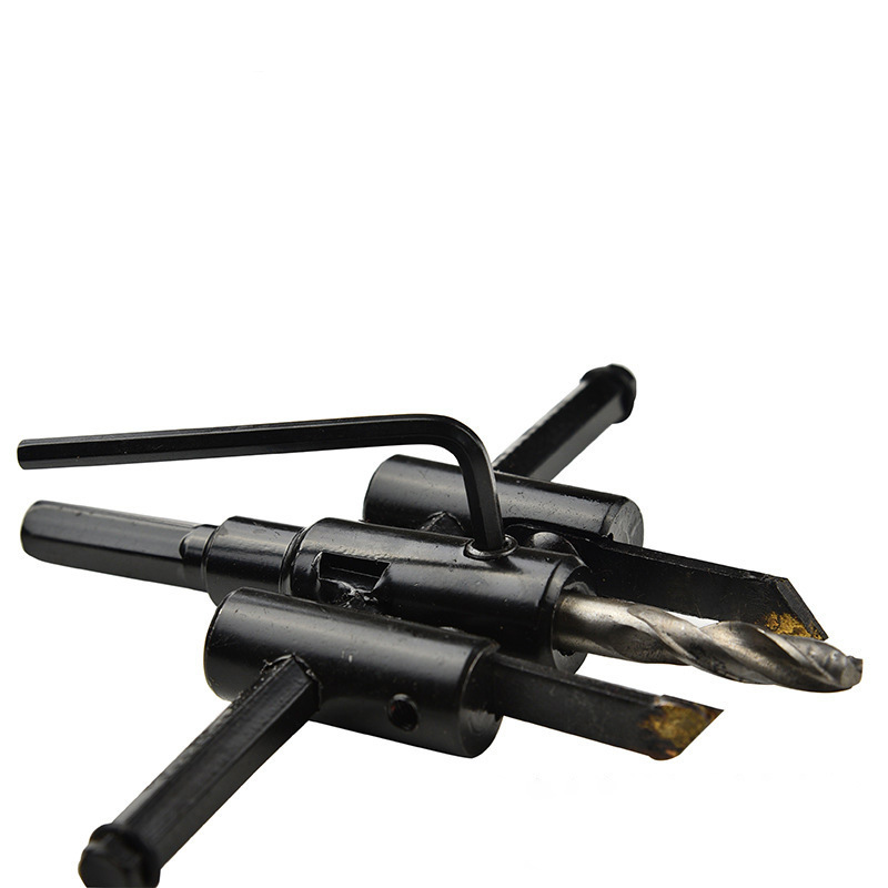 合金头飞机型开孔器 大小可调木工开孔器扩孔器木工钻头木钻头