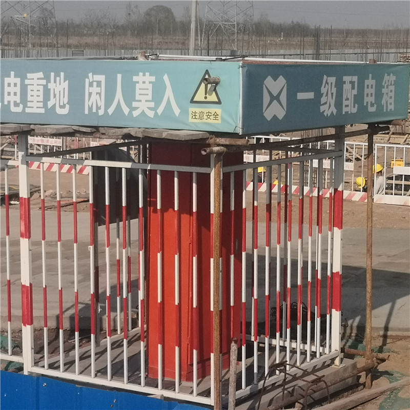 定制配电箱防护棚建筑施工设备设施安全防护栏镀锌方管安全防护棚