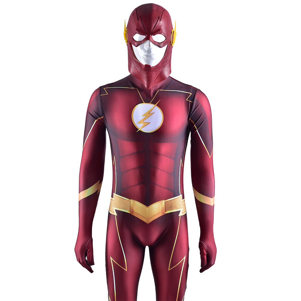 闪电侠第四季闪电侠cos服影视角色舞台服 cosplay服装动漫表演服