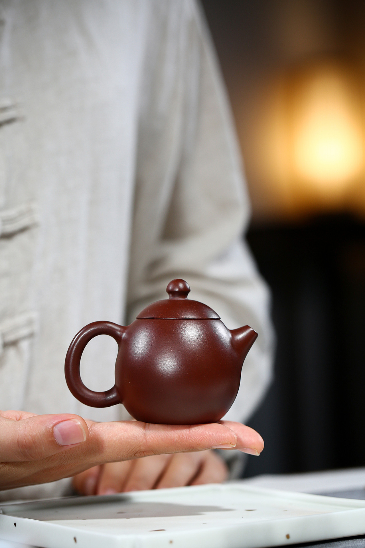 名家手工紫砂壶泡茶壶原矿紫朱泥小品龙蛋功夫茶具批发定制