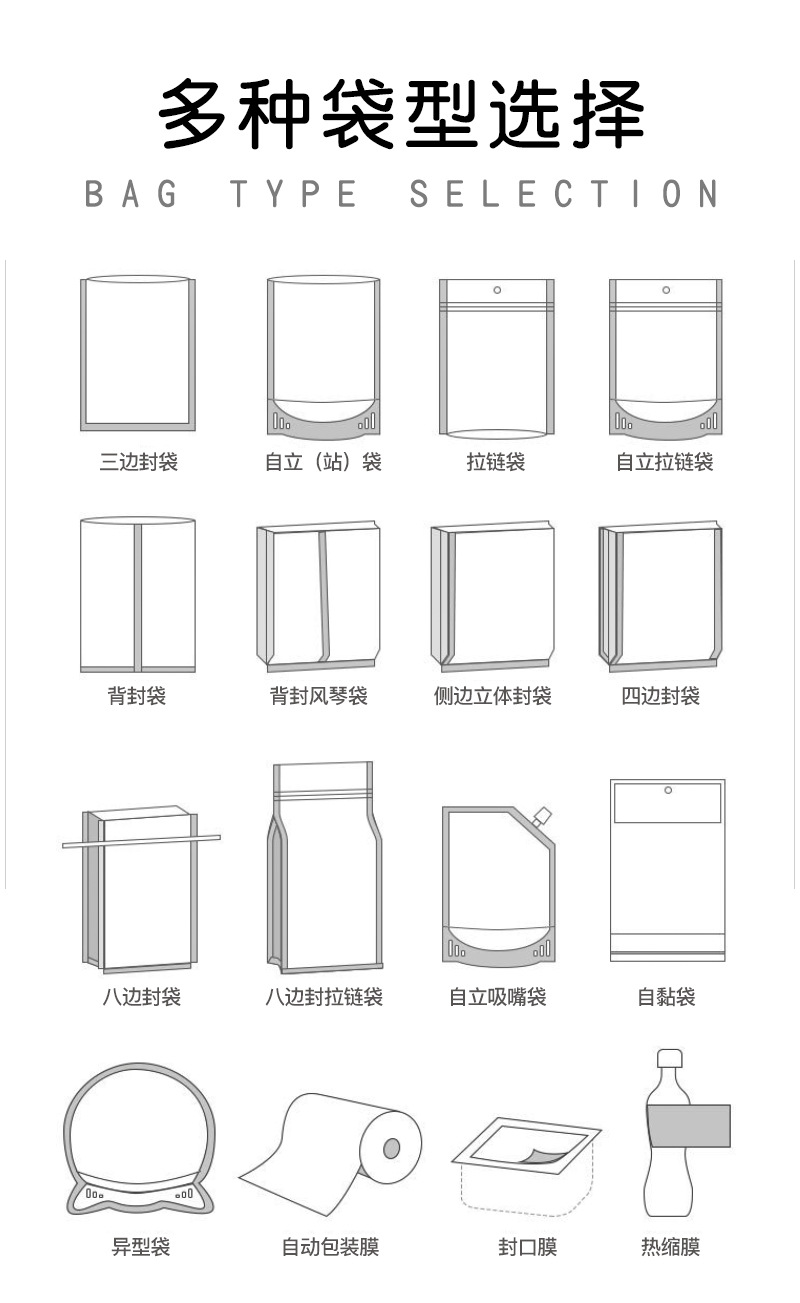 厂家定制塑料自立自封袋洗衣凝珠洗衣粉日用品铝箔自立拉链包装袋